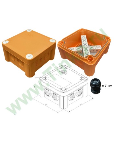 КМ-О-1212(П)(18к)-IP66(П6-12): Коробка монтажная огнестойкая в Ижевске