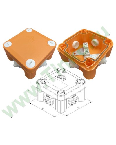 КМ-О-1010(П)(8к)-IP55: Коробка монтажная огнестойкая в Ижевске