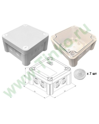 КМ-1212(П)-IP55. Коробка монтажная. Гефест в Ижевске