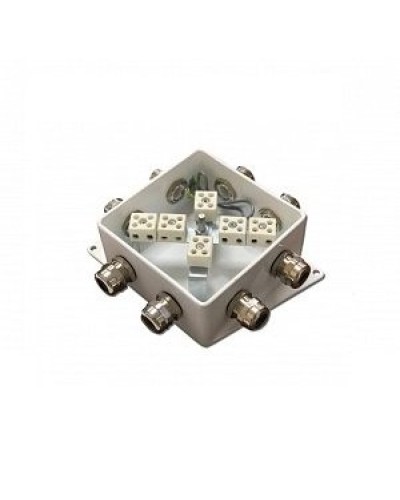 КМ-О (12к*10,0)-IP66-120х120, пять вводов: Коробка монтажная огнестойкая в Ижевске