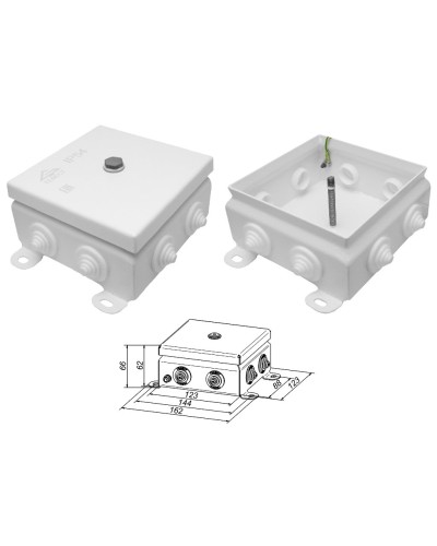 КМ IP55-1212. Коробка монтажная электротехническая. Гефест в Ижевске