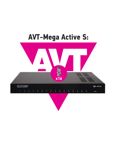 AVT-Mega Active S. 16-ти канальный комплект для передачи AHD/CVI/TVI 5Mp/4Mp/1080p. Инфотех в Ижевске