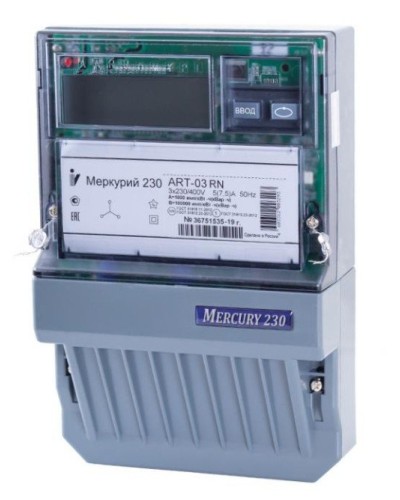Меркурий 230 ART-01 PQRSIN 3ф 5-60А 1.0/2.0 класс точности, многотарифный (М0000051910). Счетчик электроэнергии. Инкотекс в Ижевске