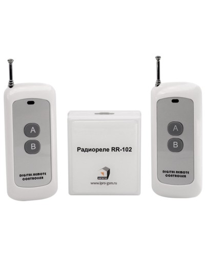 RR-102 + 2 пульта, 250-950 метров, питание 12В. Комплект радиореле. ИПРо в Ижевске
