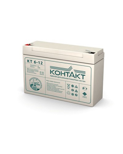 Контакт КТ 6-12. Аккумулятор герметичный свинцово-кислотный. Контакт в Ижевске