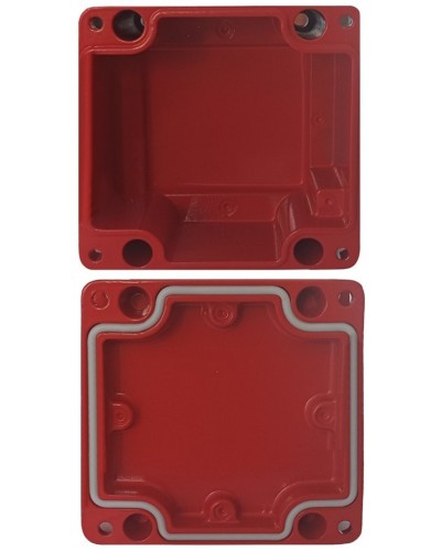 МКС Мороз, глухая, IP66/IP68, красный. Коробка коммутационная металлическая. Магнито-Контакт в Ижевске