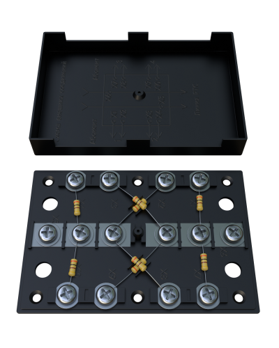 KRA-4 75 Om black (MEC42102). Коробка на 4 абонента. МЭК-Электрика в Ижевске