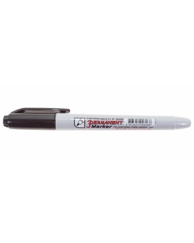 Маркер перманентный Crown «Multi Marker Super Slim» 1 мм, черный, пулевидный (08-8001): Ручка для маркировки в Ижевске