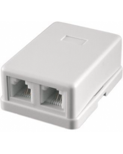 STK-RJ-45(8P8C), CAT.6, 2 выхода, Dual IDC компьютерная розетка: Розетка компьютерная 2 выхода в Ижевске