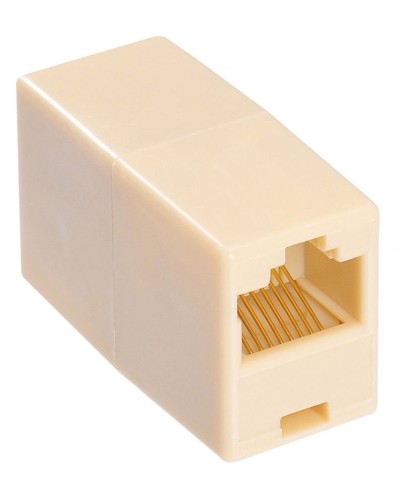RJ-45 (розетка)-RJ-45 (розетка) (бежевый): Разъем распределительный в Ижевске