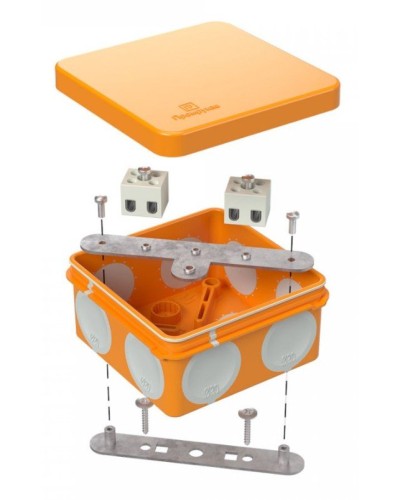 Коробка огнестойкая 80х80х40 (60-0210-FR2.5-4). Коробка огнестойкая для открытой установки. Промрукав в Ижевске