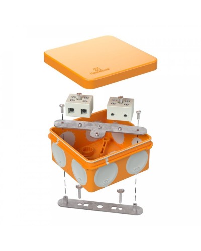 Коробка огнестойкая 80х80х40 (60-0210-FR10.0-4). Коробка огнестойкая для открытой установки. Промрукав в Ижевске