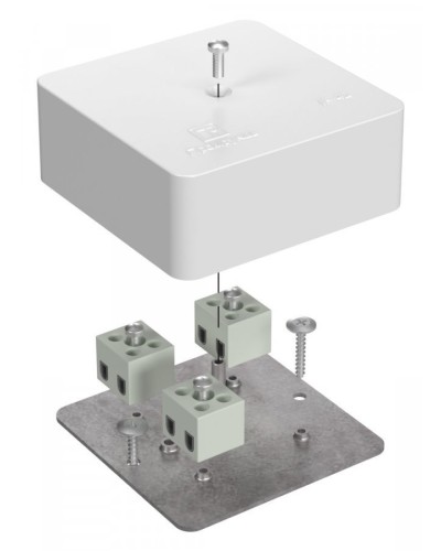 Коробка огнестойкая 75х75х30 (40-0450-FR1.5-6). Коробка огнестойкая для открытой установки. Промрукав в Ижевске