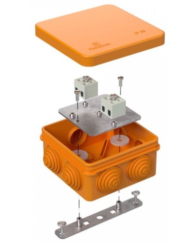 Коробка огнестойкая 80х80х40 (40-0210-FR1.5-4). Коробка огнестойкая для открытой установки. Промрукав в Ижевске