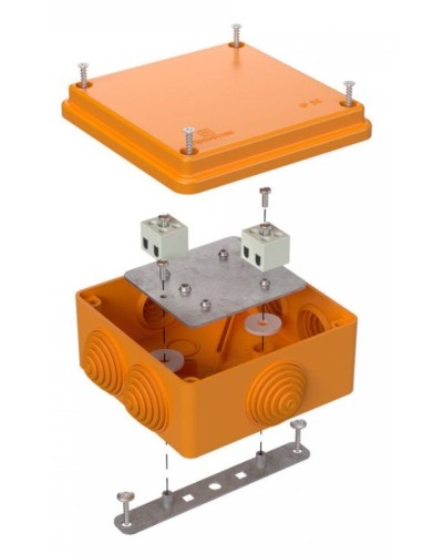 Коробка огнестойкая 100х100х50 (40-0300-FR6.0-4). Коробка огнестойкая для открытой установки. Промрукав в Ижевске