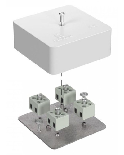 Коробка огнестойкая 75х75х30 (40-0450-FR2.5-8). Коробка огнестойкая для открытой установки. Промрукав в Ижевске