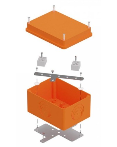 Коробка огнестойкая 150х110х90 E15-E120 для о/п (40-0351-FR10.0-4). Коробка огнестойкая для открытой установки. Промрукав в Ижевске