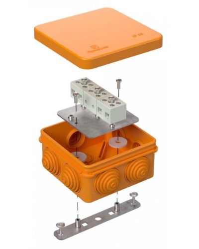 Коробка огнестойкая 80х80х40 (40-0210-FR1.5-6). Коробка огнестойкая для открытой установки. Промрукав в Ижевске