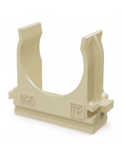 Крепёж-клипса для труб АБС-пластик сосна D25 (100 шт) (PR13.0050). Крепление для труб ПВХ. Промрукав в Ижевске