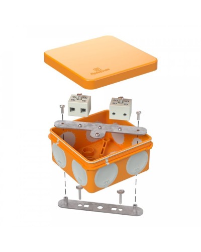 Коробка огнестойкая 80х80х40 (60-0210-FR6.0-4). Коробка огнестойкая для открытой установки. Промрукав в Ижевске