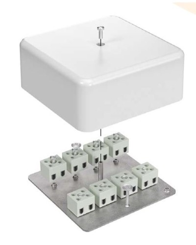 Коробка огнестойкая 103х103х45 для кабель-канала (40-0470-FR10.0-6). Коробка огнестойкая для кабель-канала. Промрукав в Ижевске