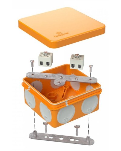 Коробка огнестойкая 80х80х40 (60-0210-FR2.5-6). Коробка огнестойкая для открытой установки. Промрукав в Ижевске