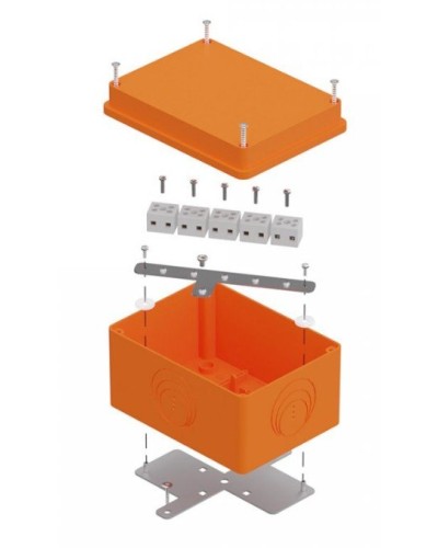 Коробка огнестойкая 150х110х90 E15-E120 для о/п (40-0351-FR1.5-10). Коробка огнестойкая для открытой установки. Промрукав в Ижевске