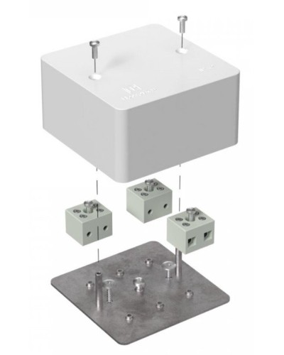 Коробка огнестойкая 103х103х45 (40-0470-FR2.5-6). Коробка огнестойкая для открытой установки. Промрукав в Ижевске
