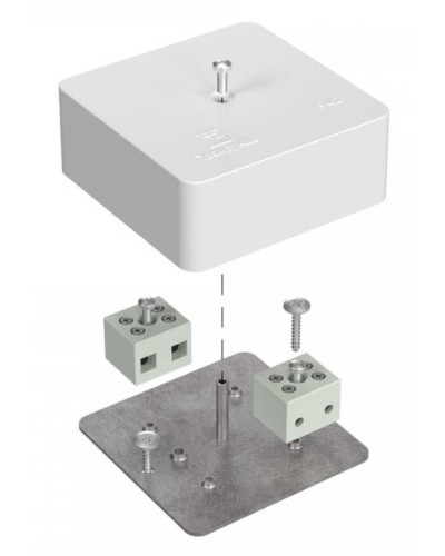 Коробка огнестойкая 75х75х30 (40-0450-FR2.5-4). Коробка огнестойкая для открытой установки. Промрукав в Ижевске