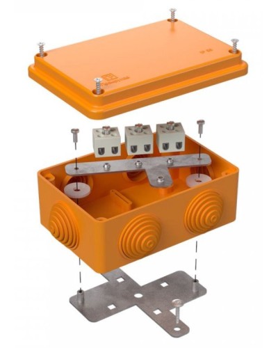 Коробка огнестойкая 120х80х50 (40-0340-FR1.5-6). Коробка огнестойкая для открытой установки. Промрукав в Ижевске
