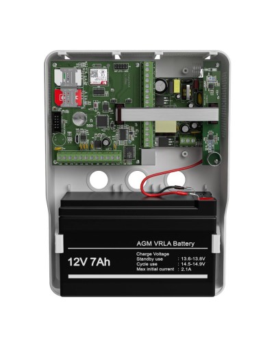 Mega v.5 LTE в корпусе (под АКБ 1,2-7 Ач с БРП 12V 2,5А). Панель охранная радиоканальная. Ритм в Ижевске