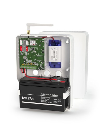 Контакт GSM-14А v.3 (в корпусе под АКБ 1,2-7 Ач с БРП 12V 1А). Панель охранная радиоканальная. Ритм в Ижевске