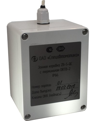 ZB-5-QC с DRTB-2 исп.01. Монтажная зонная коробка. Спецавтоматика, Москва в Ижевске