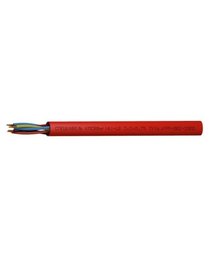 КПСВВнг(А)-LS 3х2х1,5 (Спецкабель). Кабель симметричный для систем сигнализации и управления, групповой прокладки, с пониженным дымо- и газовыделением. Спецкабель в Ижевске