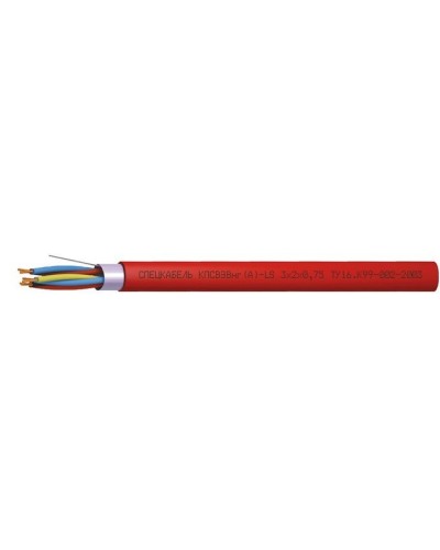 КПСВЭВнг(А)-LS 4х2х1,5 (Спецкабель). Кабель симметричный для систем сигнализации и управления, групповой прокладки, с пониженным дымо- и газовыделением. Спецкабель в Ижевске