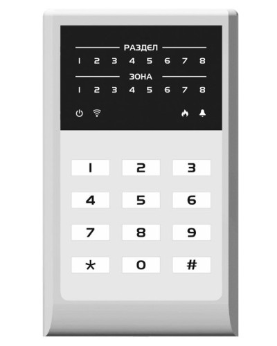 МИРАЖ-КД-04 (grey). Кнопочная кодовая панель. Стелс НПП в Ижевске