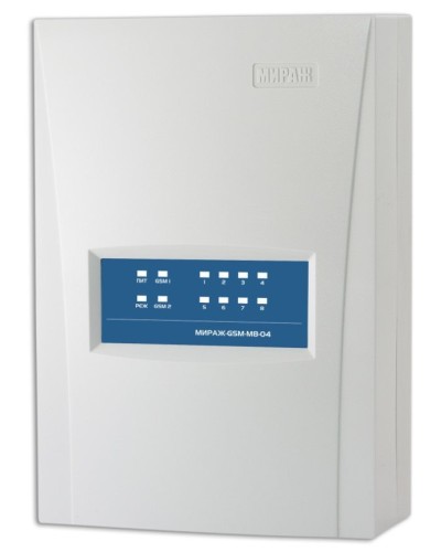 Мираж-GSM-M8-04. Устройство оконечное объектовое приемно-контрольное c GSM коммуникатором. Стелс НПП в Ижевске