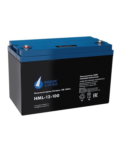 HML-12-100. Аккумулятор герметичный свинцово-кислотный. Связь инжиниринг в Ижевске