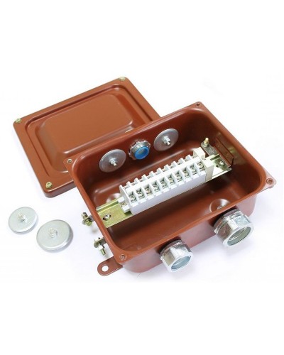 ККМА-10 У2 IP54 (zeta30372). Коробка клеммная металлическая с муфтами АТК для трубной электропроводки. ЗЭТА в Ижевске