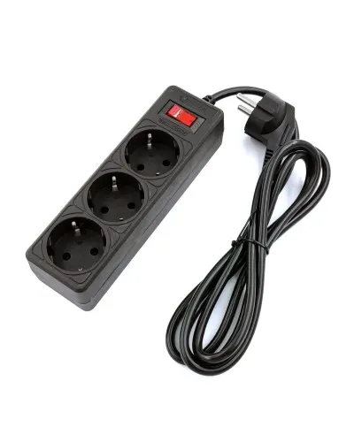 SP3B-510 GARDA. Сетевой фильтр 3 розетки,1м, черный. 5bites в Ижевске
