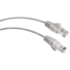 PC-UTP-RJ45-Cat.5e-2m-LSZH (8865c), серый. Патч-корд медный. CABEUS
