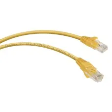 PC-UTP-RJ45-Cat.6-1.5m-YL (8706c), желтый. Патч-корд медный. CABEUS
