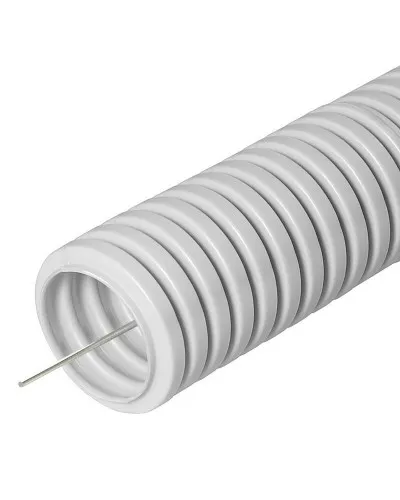 FCPL-16-PVC-100-1-GY (11227c): Труба гофрированная гибкая, лёгкая с протяжкой в Ижевске