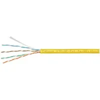 UTP-4P-Cat.5e-SOLID-LSZH-YL (9780c). Кабель «витая пара» (LAN) для структурированных систем связи. CABEUS