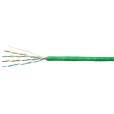 UTP-4P-Cat.5e-SOLID-LSZH-GN-100 (9779c-5). Кабель «витая пара» (LAN) для структурированных систем связи. CABEUS