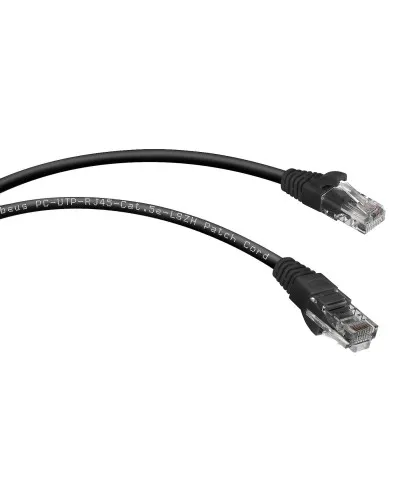 PC-UTP-RJ45-Cat.5e-2m-BK-LSZH (9539c), чёрный. Патч-корд медный. CABEUS в Ижевске