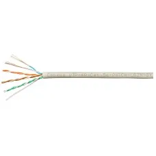 UTP-4P-Cat.5e-SOLID-LSZH-GY-100 (9776c-5). Кабель «витая пара» (LAN) для структурированных систем связи. CABEUS