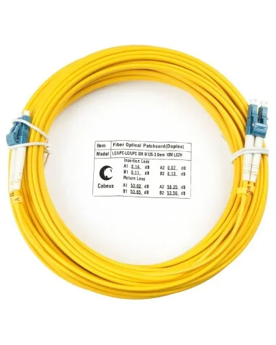 FOP(d)-9-LC-LC-10m (7515c). Патч-корд оптический. CABEUS в Ижевске