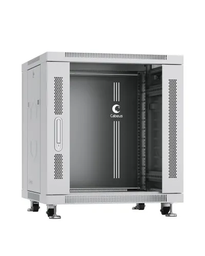 SH-05C-12U60/80 (7646c). Шкаф телекоммуникационный 19 напольный 12U. CABEUS в Ижевске