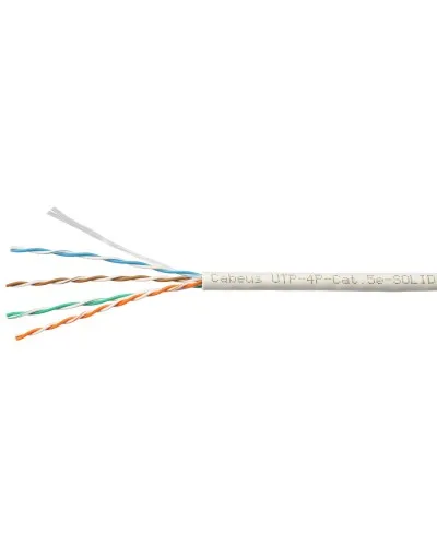 UTP-4P-Cat.5e-SOLID-LSZH-GY-LIGHT (9996c). Кабель «витая пара» (LAN) для структурированных систем связи. CABEUS в Ижевске